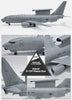 Boeing E-737 Peace Eye (E-7 Wedgetail AEW&C) Republic of Korea Air Force 1/144 Scale Plastic Model Kit (Assembly Required) by Academy