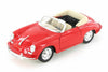 1962 Porsche 356B 356 Carrera 2 Red Convertible Cabriolet 1/24 Diecast Metal Model by Welly