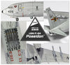 Boeing P-8 P-8A Poseidon Maritime Patrol & Reconnaissance Anti-submarine - US NAVY 1/144 Scale Plastic Model Kit (Assembly Required) by Academy