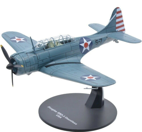 Douglas Dauntless SBD SBD-3 Dive Bomber US NAVY 1/72 Scale Diecast Metal Model by Militaria