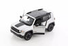 2017 Jeep Renegade Trailhawk - SILVER - 1/24 Scale Diecast Metal Model by Welly