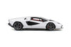 2022 Lamborghini Countach LPI 800-4 - WHITE - 1/24 Diecast Metal Model by Bburago