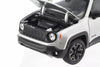 2017 Jeep Renegade Trailhawk - SILVER - 1/24 Scale Diecast Metal Model by Welly