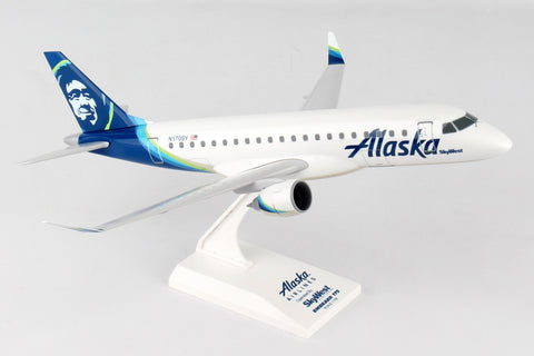 Embraer ERJ175 ERJ-175 E-175 Alaska Airlines - Skywest Airlines - 1/100 Scale Model by Sky Marks