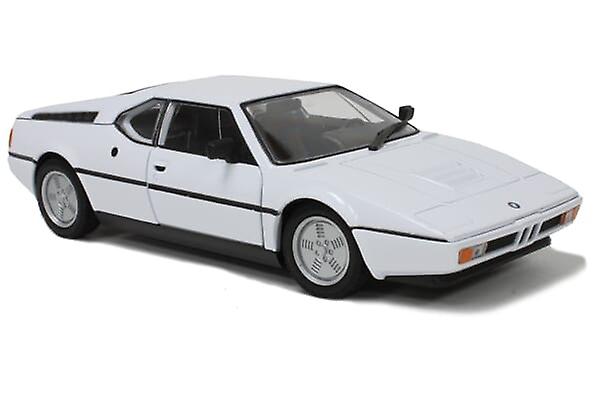 BMW 1978 M1 - White - 1/24 Diecast Metal Model by Welly
