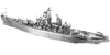 USS Missouri BB-63 3D Metal Model Puzzle/Kit by Piececool
