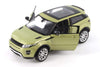 Land Rover Evoque - Green - 1/24 Diecast Metal Model by Welly