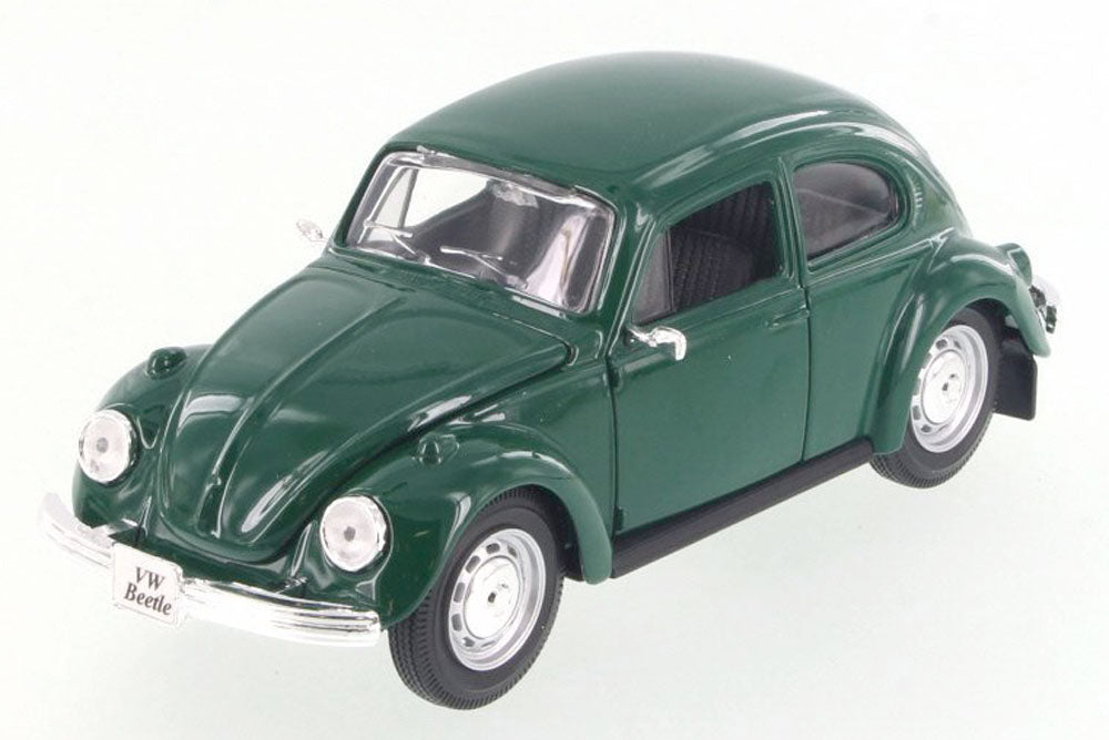 Volkswagen (VW) Classic Beetle - Green - 1/24 Scale Diecast Metal Model by Maisto