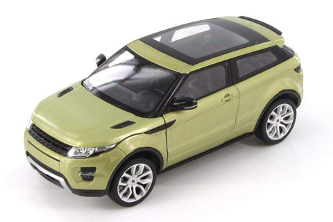 Land Rover Evoque - Green - 1/24 Diecast Metal Model by Welly