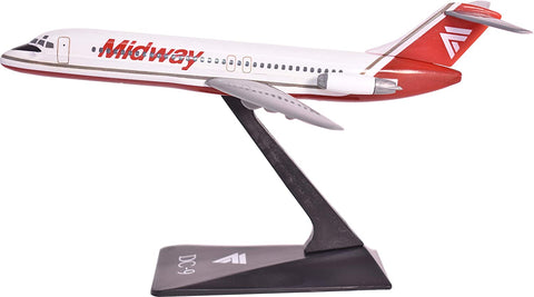 McDonnell Douglas DC-9 Midway Airlines 1/200 Scale Model by Flight Miniatures