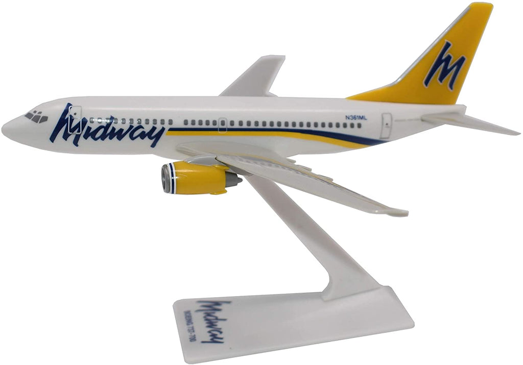 Boeing 737-700 (737) Midway Airlines 1/200 Scale Model by Flight Miniatures
