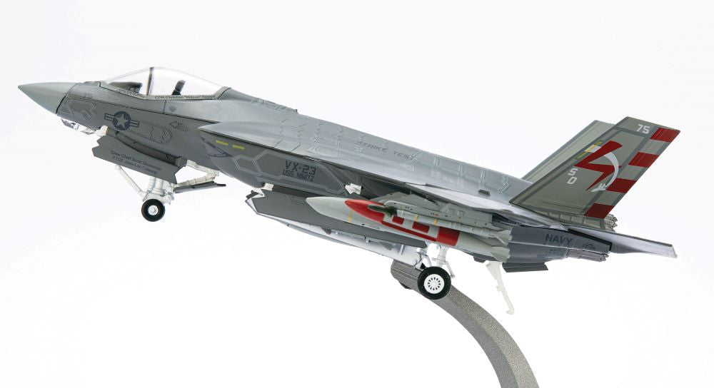 Lockheed Martin F-35 (F-35C) Lightning II - VX-23 CF-05 NAS Pax River, MD (Red Tail)- US NAVY 1/72 Scale Diecast Model by Air Force 1