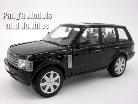 2001 Land Rover Range Rover (L322) Black 1/24 Diecast Metal Model by Welly
