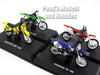 Dirt Bike Collection of 4 different 1/32 Scale Diecast Models by NewRay
