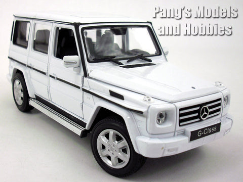 2014 Mercedes-Benz G-Class G-500 - WHITE - 1/24 Diecast Metal Model by Welly