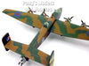 Handley Page Halifax British RAF Bomber "Friday the 13th" 1/144 Scale Diecast Metal Model by Amercom
