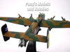 Handley Page Halifax British RAF Bomber "Friday the 13th" 1/144 Scale Diecast Metal Model by Amercom