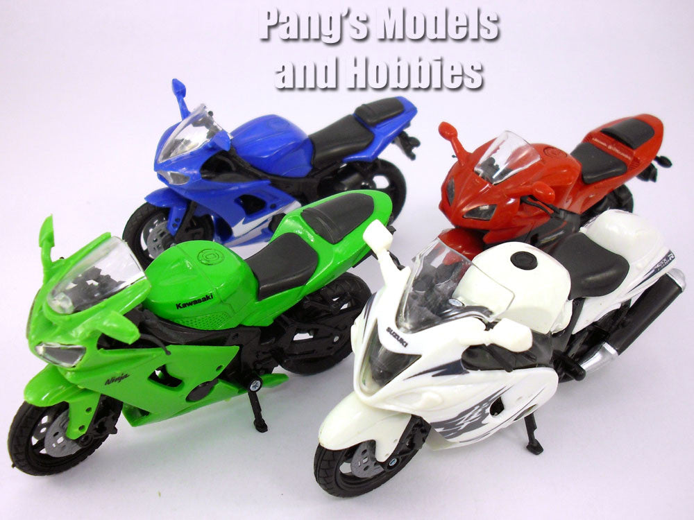 Japanese Sports Motorcycle Collection of 4 different 1/18 Scale 