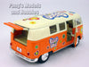 Volkswagen -VW T1 (Type 2) "Peace and Love"  Bus 1/32 Scale Diecast & Plastic Model by Kinsmart