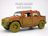 Hummer H2 SUT Muddy/Dirty 1/40 Scale Diecast Metal Model by Kinsmart