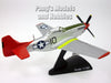 North American P-51 Mustang Tuskegee Airmen Red Tails 1/100 Scale Diecast Metal Model by Daron
