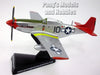 North American P-51 Mustang Tuskegee Airmen Red Tails 1/100 Scale Diecast Metal Model by Daron