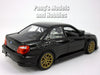 Subaru Impreza WRX STI APR 1/24 Scale Diecast Metal Model by Welly - Black