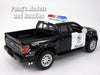 Ford F-150 SVT  Black and White Raptor Police 1/46 Scale Diecast Model by Kinsmart
