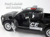 Ford F-150 SVT  Black Raptor Police 1/46 Scale Diecast Model by Kinsmart