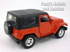 4.5 inch Jeep Wrangler 1/32 Scale Diecast Metal Model by Jada
