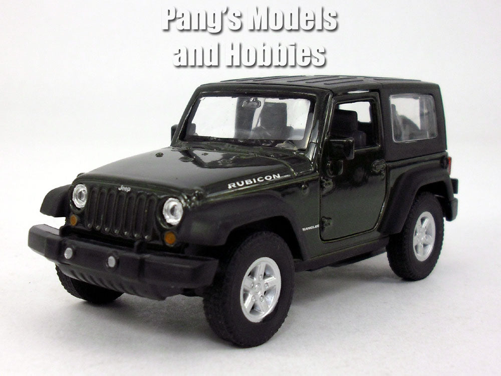 1:24 Scale Diecast Jeep Wrangler Rubicon 2007 Model Car - Alloy & ABS, Detailed Replica, Red