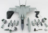Mikoyan-Gurevich MiG-25 Foxbat - Syrian Air Force 1/72 Scale Diecast Metal Airplane by Hobby Master