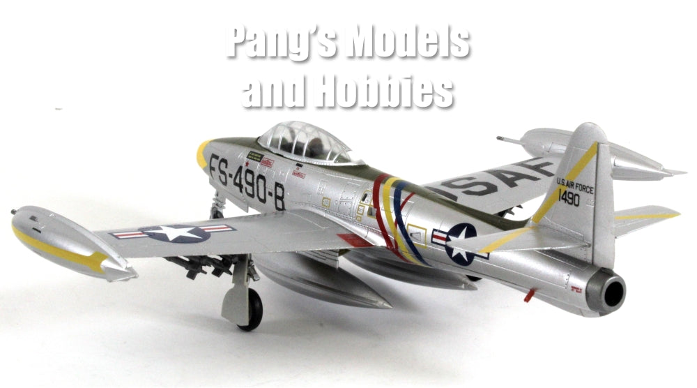 Easy Model USA F-84E 51-490 523 FES LtCol 1/72 飛行機仕上げ飛行機