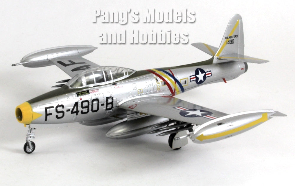 Easy Model USA F-84E 51-490 523 FES LtCol 1/72 飛行機仕上げ飛行機