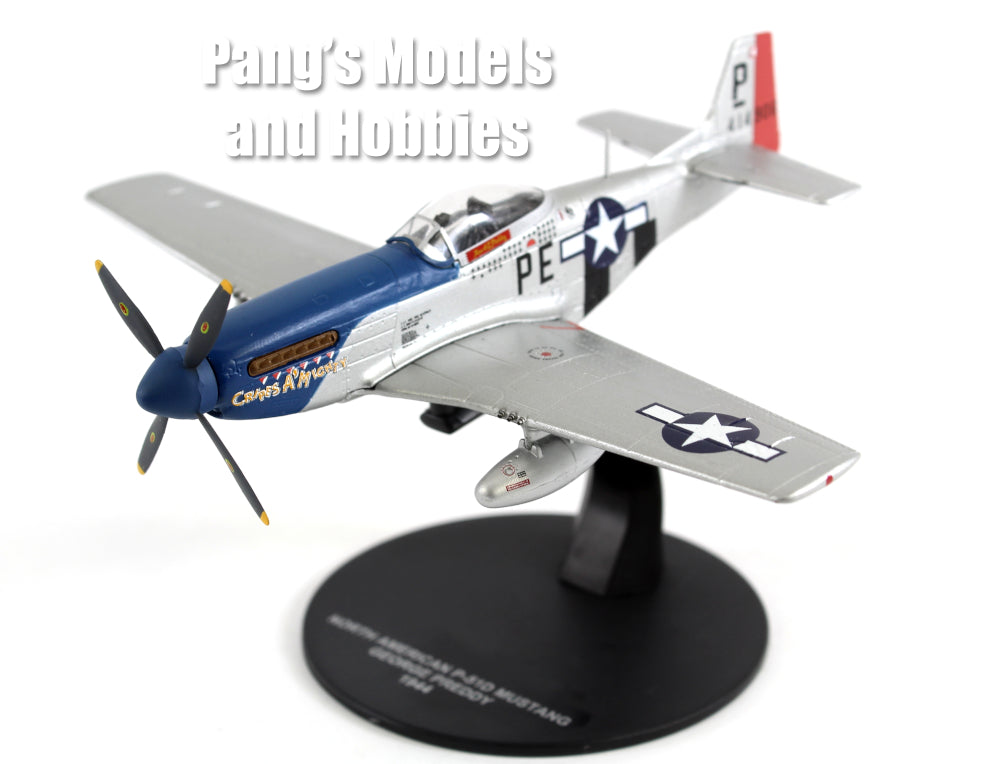 North American P-51 Mustang - "Cripes A' Mighty," George Preddy, 328th FS, 352nd FG, 1944 USAAF 1/72 Scale Diecast Metal Model by Atlas
