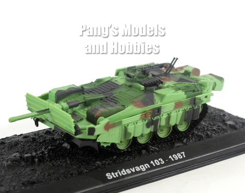 Stridsvagn 103 (S-Tank) – Swedish Army, 1987 1/72 Scale Diecast Model by Amercom