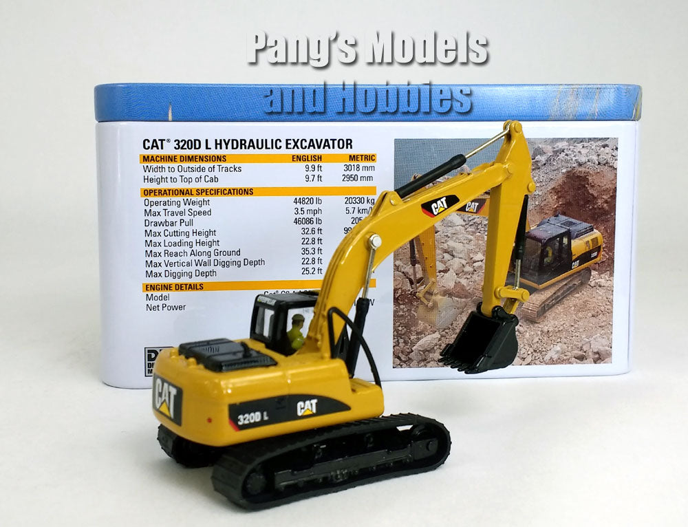 CAT 320D L Excavator HO Scale (1/87) - Diecast Model - Diecast