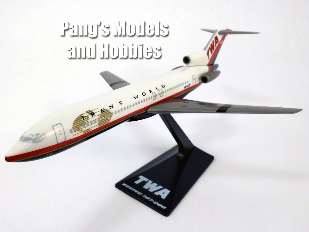 Boeing 727-200 (727) TWA - Trans World Airlines 1/200 Scale Model Airplane by Flight Miniatures