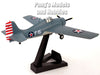Grumman F4F Wildcat VF-3 USS Lexington 1/72 Scale Assembled and Painted Plastic Model by Easy Model