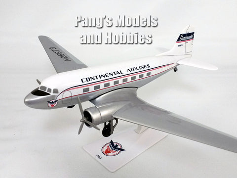 Douglas DC-3 Continental Airlines 1/100 Scale Model by Flight Miniatures
