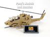 Bell AH-1 Cobra US ARMY - Sand Shark - 1/72 Scale Assembled and Painted Plastic Model by Easy Model