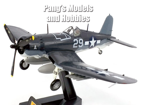 F4U Corsair VF-17 Jolly Rogers Lt. Ike Kepford 1944 1/72 Scale Assembled and Painted Model by Easy Model