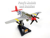 P-51C (P-51) Mustang - Red Tails - Tuskegee Airmen "Daisy Mae" 1/72 Scale Assembled and Painted Plastic Model by Easy Model