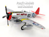 P-47 Thunderbolt Red Tails "Rat Hunter" 1/72 Scale Assembled and Painted Model by Easy Model