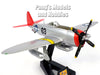 P-47 Thunderbolt Red Tails "Rat Hunter" 1/72 Scale Assembled and Painted Model by Easy Model