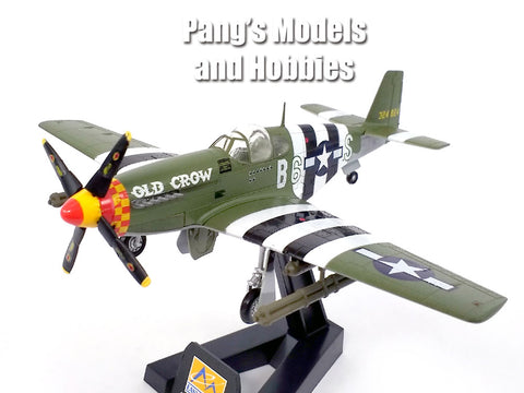 P-51B (P-51) Mustang - Bud Anderson "Old Crow" 1/72 Scale Assembled and Painted Model by Easy Model