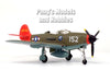 P-39 Aircobra (Airacobra) Red Tails 1/72 Scale Assembled and Painted Model by Easy Model
