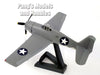 Grumman F6F Hellcat VF-4 "Red Rippers" 1942 1/72 Scale Assembled and Painted Model by Easy Model