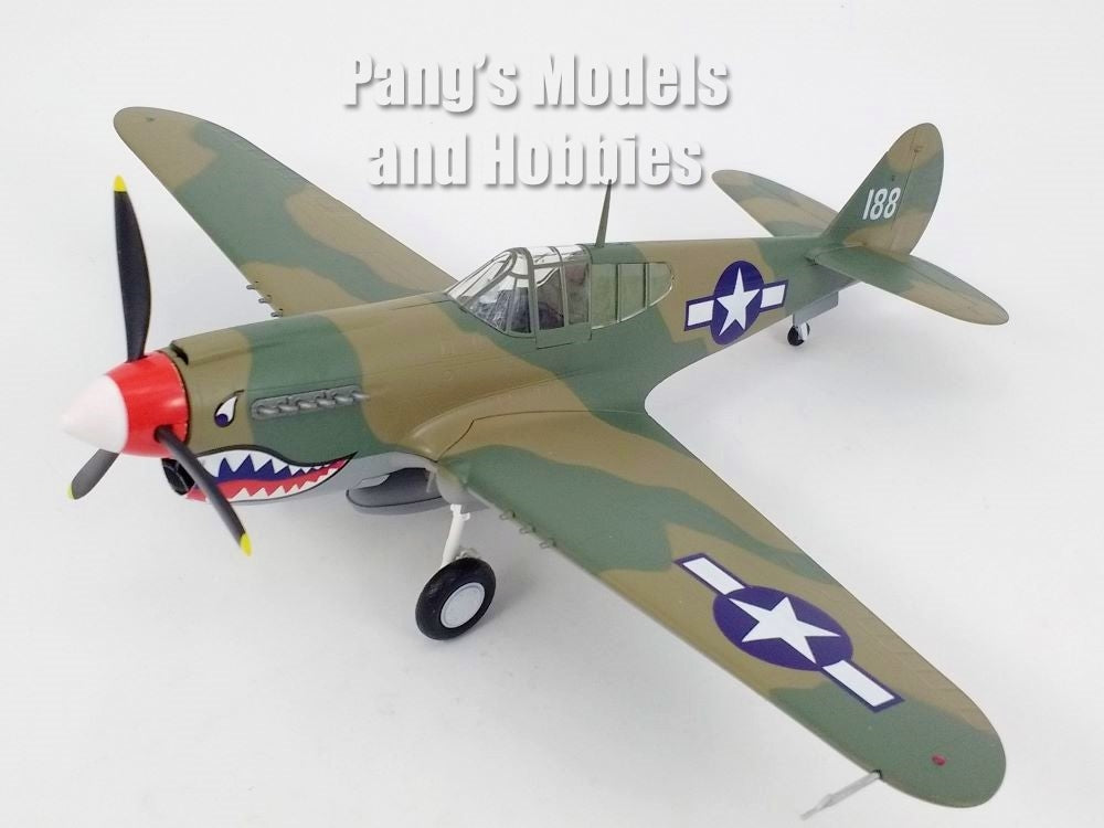 P-40 Warhawk AVG "Flying Tigers", China 1945 1/48 Scale Assembled and Painted Plastic Model by Easy Model