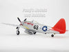 P-47 Thunderbolt - Red Tails - Tuskegee Airmen "Rat Hunter" 1/48 Scale Assembled and Painted Plastic Model by Easy Model
